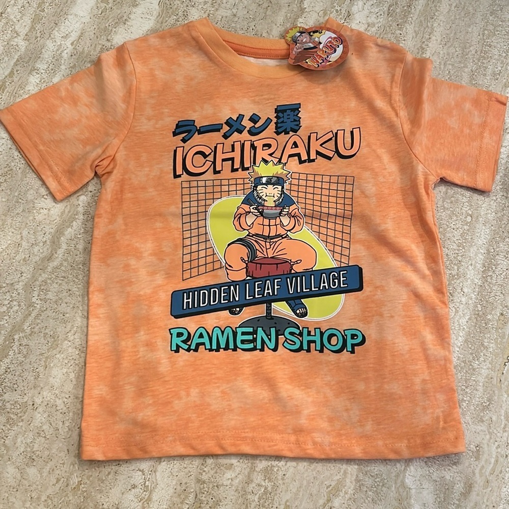 NWT Naruto T-shirt size 4/5 years